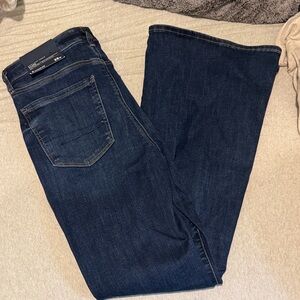 American Eagle Outfitters Dark Indigo Flare Jeans